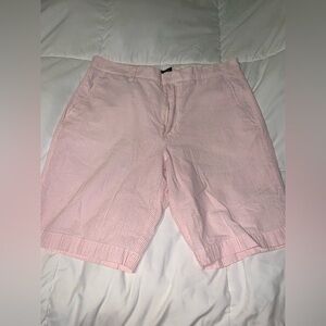 J. Crew pink and white Rivington shorts— mens 34W